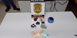 Polícia Civil realiza ação de repressao ao tráfico de drogas em Santo Anastácio