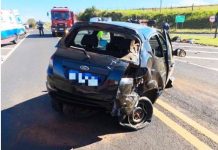 Colisão entre dois veículos deixa feridos no trevo de Teçaindá, em Martinópolis