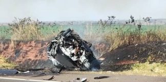 VÍDEO: Homem morre carbonizado após carro se chocar contra carreta carregada de cerveja em Martinópolis