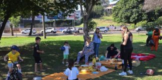 Parque do Povo é cenário frequente de piqueniques nesta semana