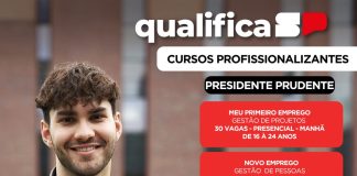 Prudente tem 90 vagas abertas para cursos do Qualifica SP oferecidos via Sest/Senat