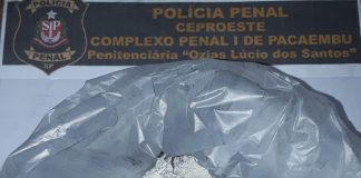 Mulher é flagrada com droga na vagina ao visitar preso na Penitenciária de Pacaembu