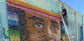 MAIOR DO BRASIL: Painel de aerossol do Projeto Aquarela de Presidente Prudente entra para o RankBrasil