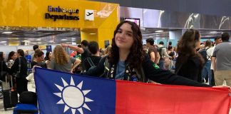Maria Luiza, representante do Rotary, embarca para Taiwan para intercâmbio