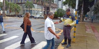DETRAN, SEMOB e Defesa Civil realizam ações de conscientização no Dia do Pedestre em Presidente Prudente
