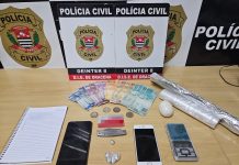 Polícia Civil prende homem em flagrante por tráfico em Dracena