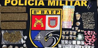 Polícia apreende 3 quilos de maconha e outros entorpecentes com pintor em Presidente Prudente