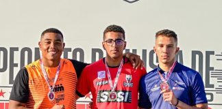 Atleta Higor Bispo se destaca no Paulista Sub-20 de Atletismo em Bragança Paulista