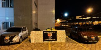 8º BAEP prende homens por tráfico internacional de drogas e contrabando