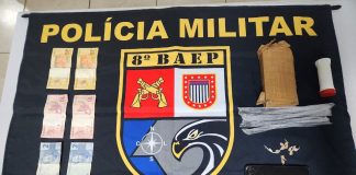 Jovem é preso com meio quilo de maconha e porções de “crack” na Vila Geni em Presidente Prudente
