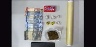 Polícia Militar prende homem por tráfico de drogas em Presidente Epitácio