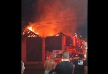 Fogo consome imóvel que abriga serralheria e bar na Vila Marcondes