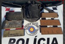 Homem rouba placas de bronze de cemitério para vender em Pirapozinho