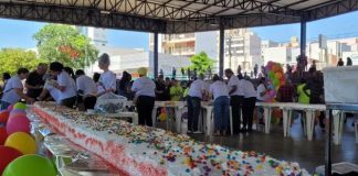Presidente Prudente celebra 108 anos com bolo gigante de mais de 200 kg