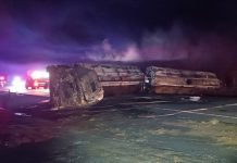 VÍDEO: Motorista morre carbonizado após acidente com carreta em Rosana