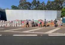 Polícia Rodoviária e Polícia Federal apreendem quase cinco toneladas de maconha em Álvares Machado