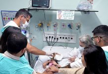 Santa Casa permite bebê ser batizado em UTI Pediátrica