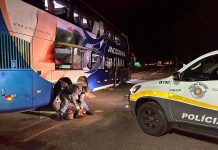 Polícia Rodoviária prende boliviano com quase 2Kg de pasta base de cocaína escondidos em garrafas térmicas