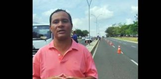 ILUMINAÇÃO: Vereador Edu da Padaria acompanha execução de pedido de manutenção na avenida Manoel Goulart