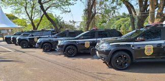 Polícia Civil recebe oficialmente seis novas viaturas para combater o crime na região
