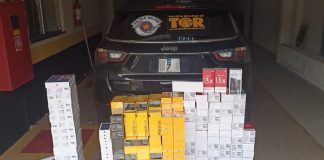 Polícia Rodoviária prende motorista com contrabando de quase R$ 800 mil em Martinópolis
