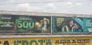 LADO A LADO: Outdoors do Sicredi e Sicoob chamam atenção em Presidente Prudente