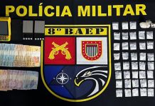 BAEP prende homem em flagrante por tráfico de drogas em Presidente Prudente