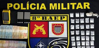 BAEP prende homem em flagrante por tráfico de drogas em Presidente Prudente