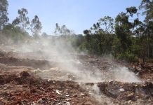 Força-tarefa tenta conter incêndio subterrâneo na Vila Furquim