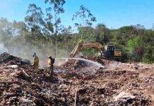 Incêndio na Vila Furquim continua, mas Força-tarefa avança no combate