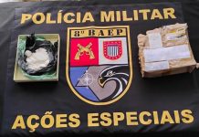 BAEP realiza apreensão de cocaína que estava sendo entregue via delivery em Presidente Prudente