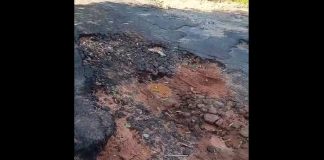 Moradora cobra Poder Público sobre abandono e buracos na rua da mãe no Residencial Daiane