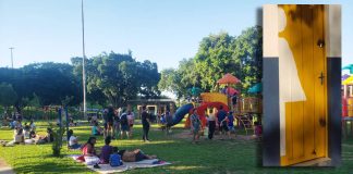 Banheiros do Parque do Povo ficam fechados no feriado e população reclama