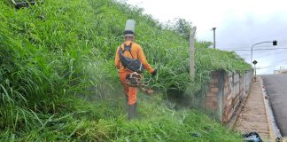 Mesmo com forte chuva, Prudente +Limpa inicia Setor 6, último do programa