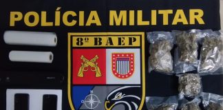 BAEP prende homem em flagrante por tráfico de drogas no bairro Jardim Bongiovani
