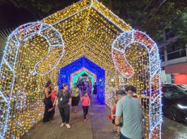 Luzes de Natal são acesas e marcam retomada do clima natalino em Presidente Prudente