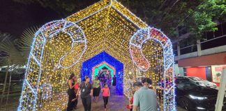 Luzes de Natal são acesas e marcam retomada do clima natalino em Presidente Prudente