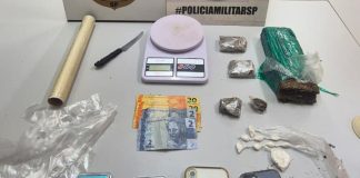 Operação da Polícia Civil prende casal por tráfico em Emilianópolis