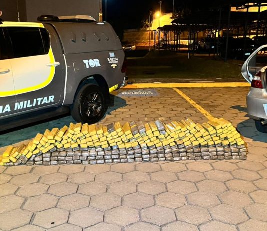 PM Rodoviária e FICCO prendem traficante com quase 300 kg de maconha em rodovia de Mirante do Paranapanema