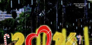 Chegada do Papai Noel e iluminação são adiadas pela chuva