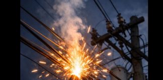 Fogos de artifício: Energisa alerta para os riscos de soltar fogos de artifício próximo à rede elétrica