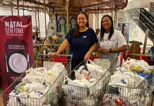Fundo Social de Prudente recebe alimentos doados pelo Prudenshopping