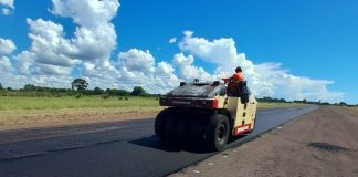 Com investimentos de R$ 1,7 milhão ASP avança na qualificação da pista do Aeroporto de Presidente Epitácio