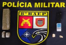 Homem é preso pelo 8º BAEP traficando crack e maconha em Presidente Venceslau