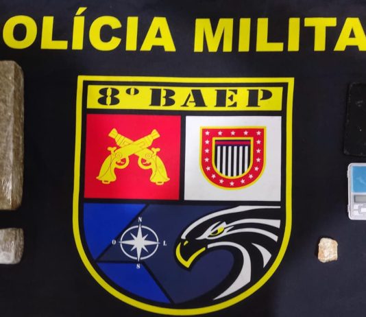 Homem é preso pelo 8º BAEP traficando crack e maconha em Presidente Venceslau
