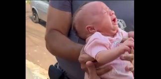 ASSISTA: Bebê é salva por PMs após se engasgar em Presidente Prudente