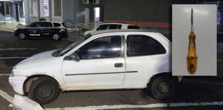 Dupla é presa após furtar carro e tentar fugir da PM em Presidente Prudente