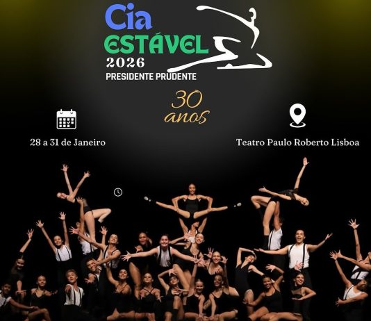 Cia Estável 2026 se apresenta no Teatro Paulo Lisboa, entrada é 1 quilo de alimento