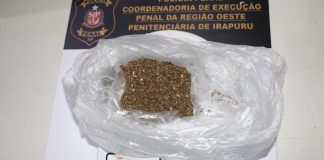 Mulher de detento é flagrada com droga ao tentar entrar na Penitenciária de Irapuru