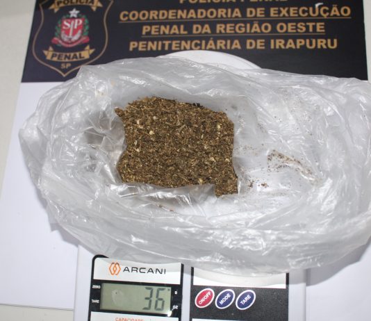 Mulher de detento é flagrada com droga ao tentar entrar na Penitenciária de Irapuru